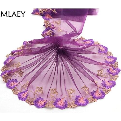 MLAEY 2Yards green Exquisite Elastic stretch Lace Trim High Quality Lace Fabric DIY Craft&Sewing Dress Clothing Accessories