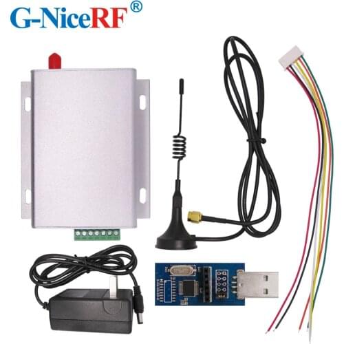 2sets SV6500 470MHz RS485 Interface 37dBm 5W High Power Wireless Transceiver Module