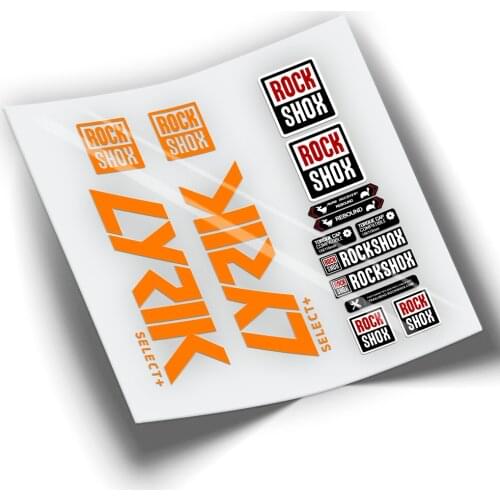 Stickers bike Fork ROCKSHOX LYRIK SELECT PLUS 2021 vinyl WP371