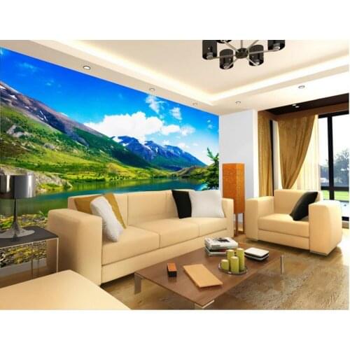 Wall mural photo wallpaper mountain lake classic wallpaper for walls 3d bathroom wallpaper photo 3d wallpaper