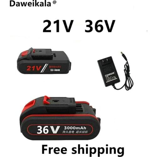 2021New 21v31v3000mah electric tool general rechargeable lithium battery electric screw driver electric drill lithium ion batter