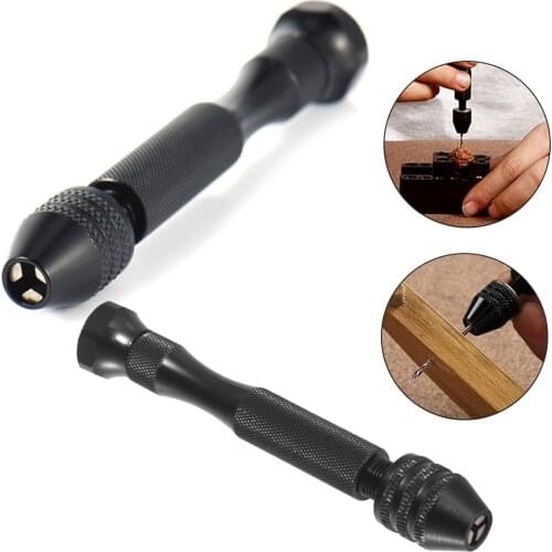 Hand Drills Screen Printing Kit Mini Twist Drills Set Precision Manual Drill Rotation Tool of Wood Carving Rotary Tool Kit