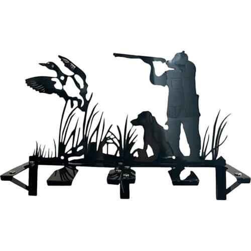 Outdoor Hunter Boots Rack Ornament Garden Art Home Wall Decoration Hunter Hunting Shape Decor Drop Shipping Wholesale