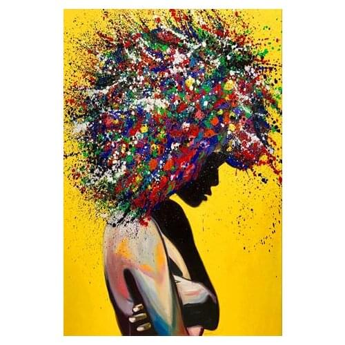 Modern Girl Art Film Print Silk Poster Home Wall Decor 24x36inch
