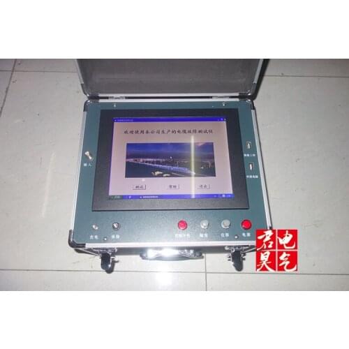 High voltage cable fault tester / intelligent touch screen display