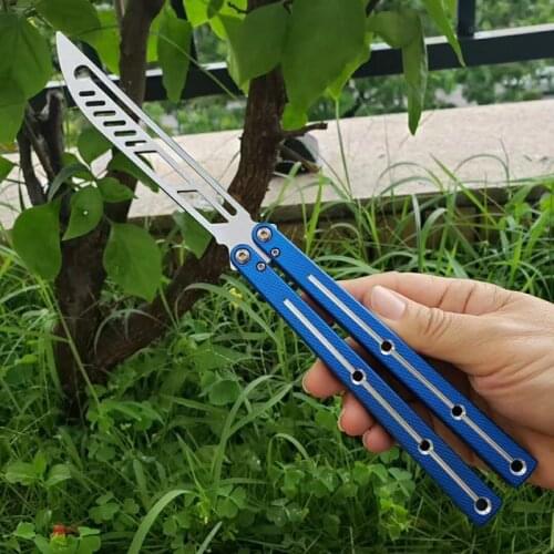 THEONE Red Sea Monster Butterfly Practice Knife Bushing System CNC Precision Grinding Bushing Material 440C