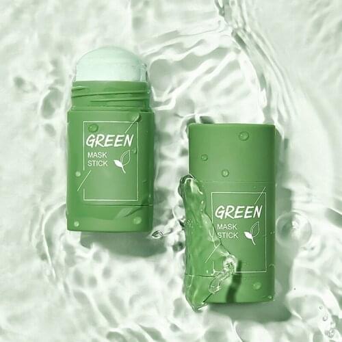 High Quality Cleansing Facial Mask Stick Green Tea Face Mask Moisturizing Oil Control Shrink Pores Remove Anti-Acne
