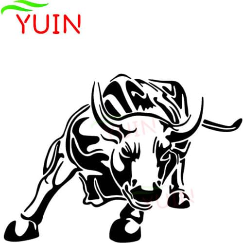 Personality Car Sticker Powerful Bull Cars Decal Fashion Body Rear Windshield Decoration PVC Waterproof Sunscreen Stickers