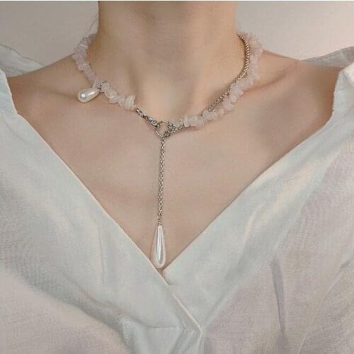 Bohemian Womens Beads Handmade Beauty Necklaces For Women Boho Fashion Pearl Pendant Necklace Ladies Jewelry Gift