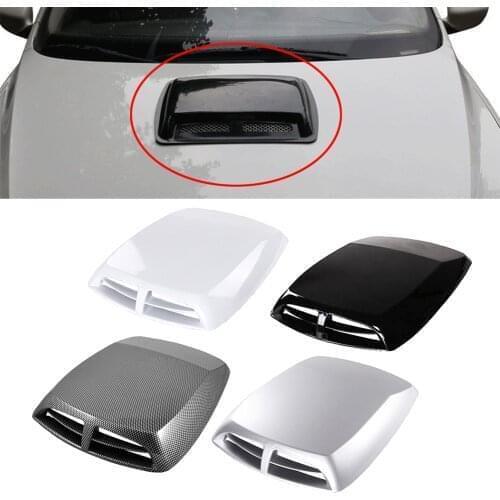 1PCS Universal Cars Air Flow Intake Hood Scoop Vent Bonnet Cover DIY Car Styling Decorative Accessories