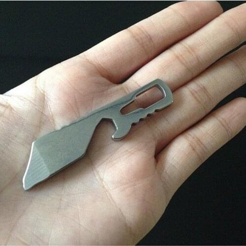 10pcs portable pocket tools Outdoor EDC multi-tool Bottle Opener scrape screwdriver crowbar box blade for camping Tool FW068