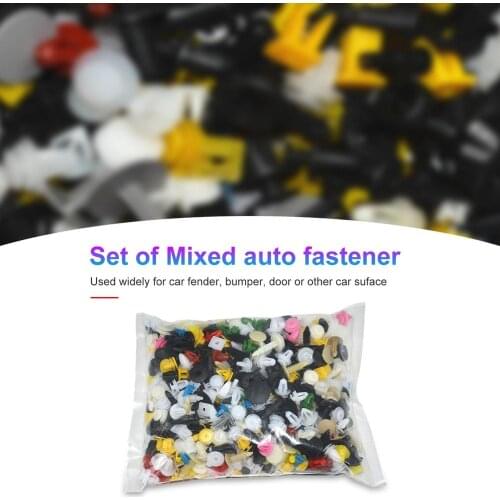 2020 New 500PCS Mixed Auto Car Fastener Vehicle Bumper Clips Retainer Rivet Door Panel Fender Liner Universal For All Car