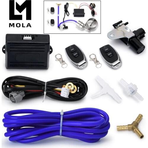 2.5\" 63mm 3\" 76mm Eletric Exhaust Cutout Controller Valve Wireless Switch Remote