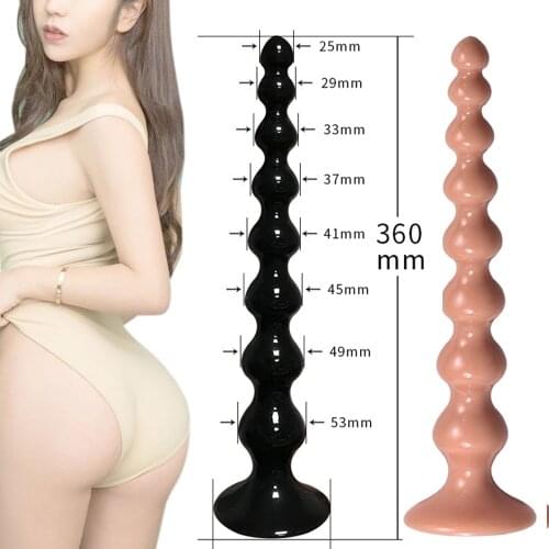 Long Big Anal Beads Sex Shop Dilator Anal Plug Large Anal Balls Prostate Massager Bdsm Sex Toys for Men and Women Erotic Toys