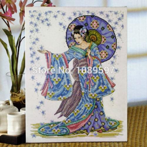 Fishxx Counted Cross-Stitch Kits Col186-9 The Lure Of The Angels Patterns On Needlework Embroidery 14CT 11CT Cross Stitch