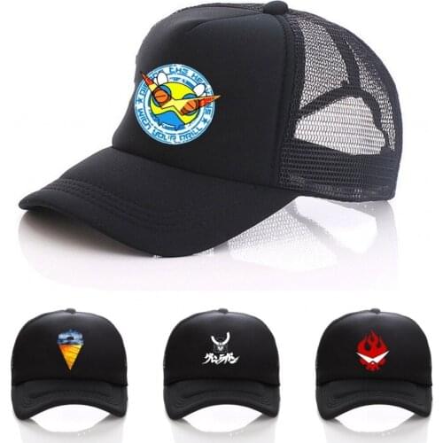 Anime Cartoon Tengen Toppa Gurren Lagann hat Printing Baseball Cosplay Hip Hop Unisex Adjustable Summer Fitted Snapback Cap