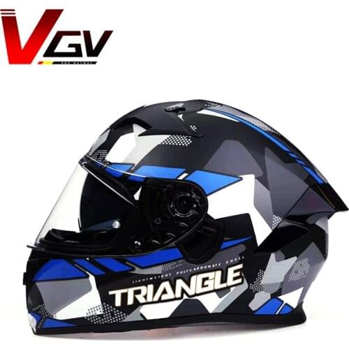 Casco DOT approved safety modular flip motorcycle helmet sailing racing car dual lens helmet interior visor helmet