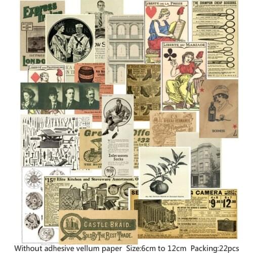 KSCRAFT Vintage Series Material Paper Set for Scrapbooking DIY Projects/Photo Album/Card Making Crafts