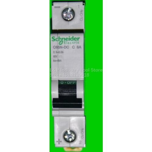 New Authentic Schneider Telemecanique IC65N-DC 1P C6A A9N22403 Vacuum Mini Circuit Breaker Multi 9 DC