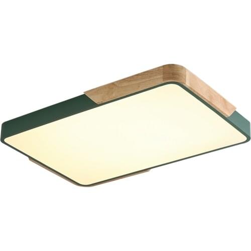 Modern ultra-thin square rectangular LED ceiling lamps remote control ceiling lights restaurant living room bedroom ceiling lamp