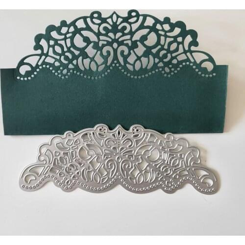 Cutting Dies Making Scrapbook Greeting Card Edge Lace Hollow Border Metal Cutting Dies Stencil Frame Embossing Template