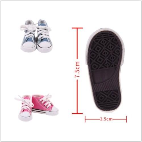 American Doll Canvas Shoes cloth Elastic Band Printed Flowers Shoes For 18 Inch &43 Cm Baby New Born baby Doll