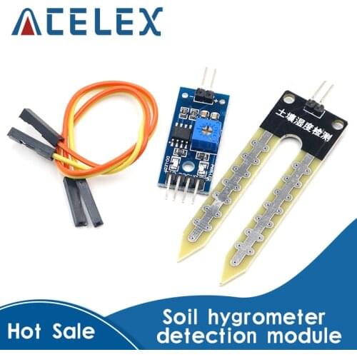 Smart Electronics Soil Moisture Hygrometer Detection Humidity Sensor Module For arduino Development Board DIY Robot Smart Car