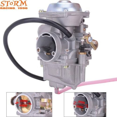 Motorcycle 34mm Carburetor For Roketa Jianshe Hensim GN250 GN300 RTU-400Y JS400 YamaBuggy 400 JS400-7 HS400 300CC-400CC ATV