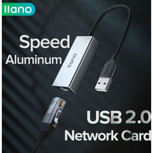 LLANO Wired 2500M USB C 2.5G External Network Card Type-C To RJ45 Converter Ethernet Lan Adapter Hub For MacBook Pro Ethernet