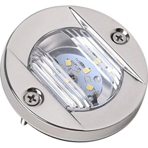 LED Marine Boat Transom Stainless Steel Anchor Stern Light Waterproof White 12V