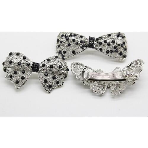 NEW Trendy Boutique Bowknot Princess Glitter Hair Bows Clip Party Bow hair ornament Hairpin Accessories tiara butterfly Hairwear