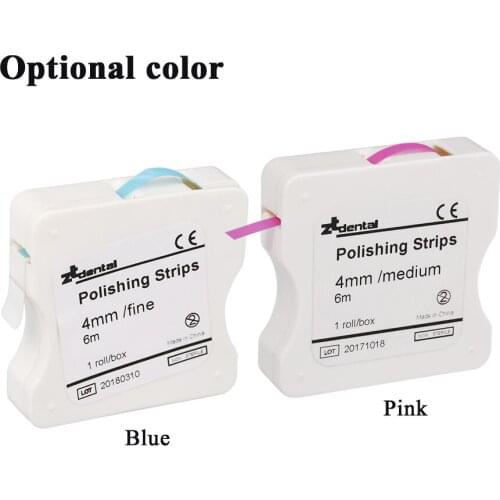 1Roll/Box Dental Polishing Strip 4mm Resin Tooth Interdental Sanding Grinding Whitening Teeth Surface Dental Tool