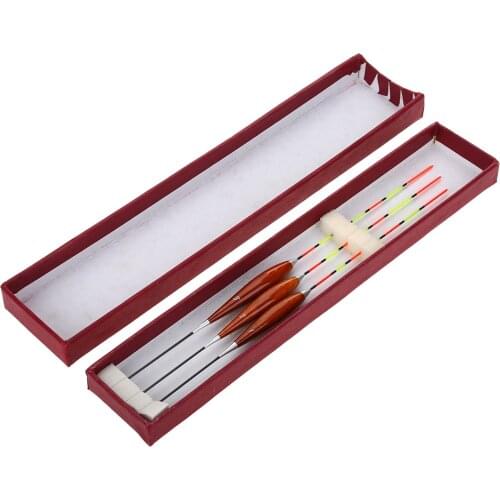 3pcs Durable Wood Fishing Floats Bobber Set Fish Tackle Tool Accessory Suitable For Various Fishing