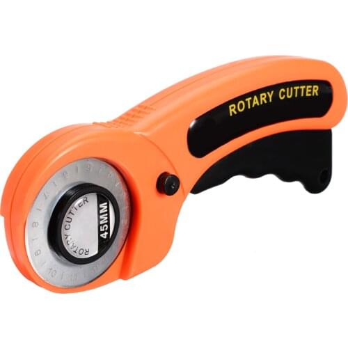 45mm Rotary Cutter Fabric Circular Quilting Cutting Patchwork Leather Craft Hand Knife Sewing Quilter Cutting Tool
