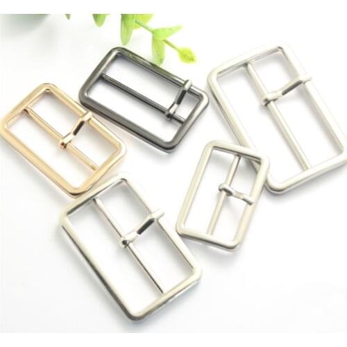 50 PCS High Quality Word Buttons Three Gear Buckle Metal Spot High-End Luggage Belt Adjustment Buckle Antioxidant 2.5-5CM