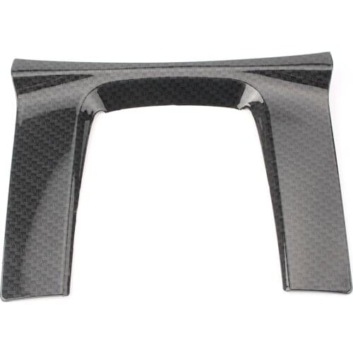 Auto Car Carbon Fiber Style Gear Shift Panel Cover Trim For Honda Civic Sedan Coupe 2016 2017 2018 & Hatchback 2017-2018