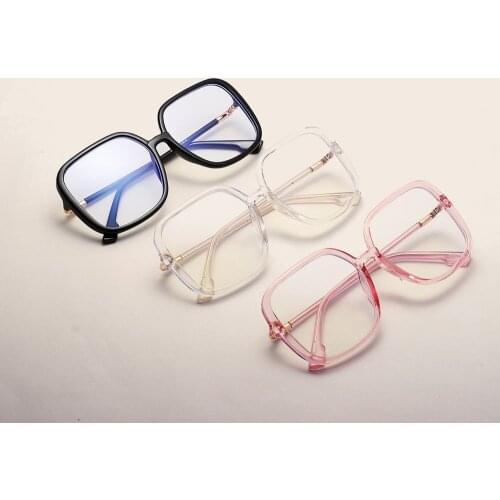 Oversized anti blue light women glasses computer mobile Anti UV radiation protection eye glasses Student goggle men