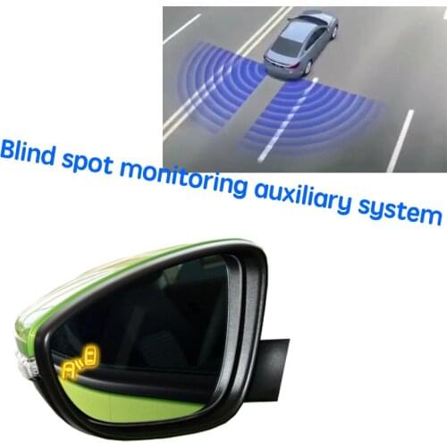 Car BSD BSM BSA Blind Area Spot Warning Drive Mirror Rear Radar Detection System For Volkswagen VW Scirocco R 2008~2017
