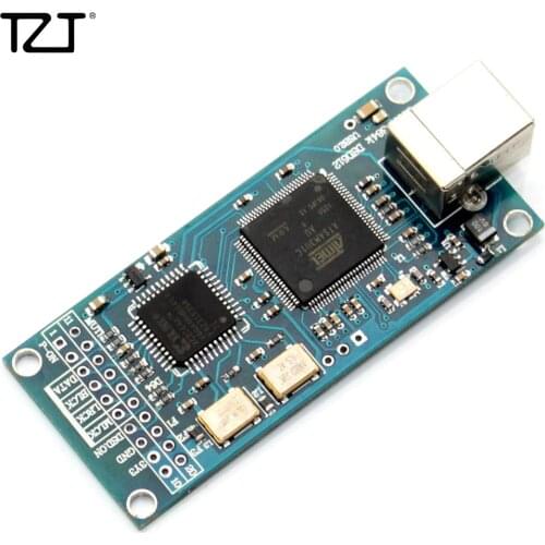 TZT HIFI Combo384 USB to I2S Digital Interface Refer to Amanero USB IIS Support DSD512 32bit 384K I2S Output for Audio