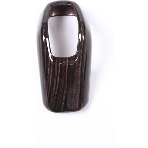 For Land Rover Range Rover Sport RR Sport 2014-2017 Red Ash Wood Style ABS Plastic Gear Shift Head Cover Trim Car Accessory