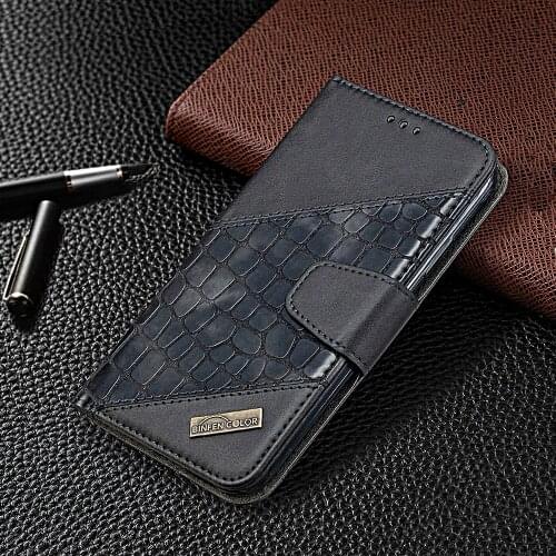 Case For Samsung Galaxy A32 A52 A72 A02 A02S A12 A10 A51 A21S A50 A30S A71 A70 A01 A11 A21 A31 A41 Crocodile Flip Leather Case