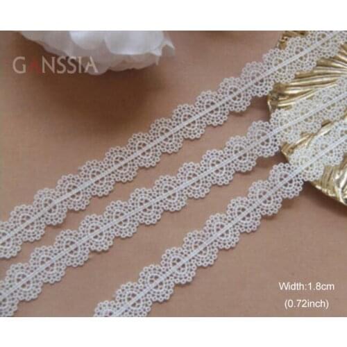 1Yard Wide:1.8cm Japanese Edition Laces Handwork Sewing Accessories Bilateral Wavy Lace for Clothing Decoration(ss-2437)