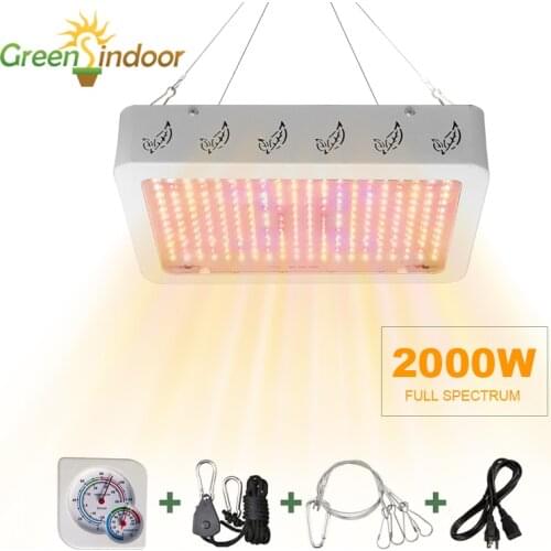 Indoor LED Grow Light 1000W 2000W Full Spectrum Phyto Lamp For Plant Lights For Flowers Grow Tent Room Daisy Chain Led Fitolamp