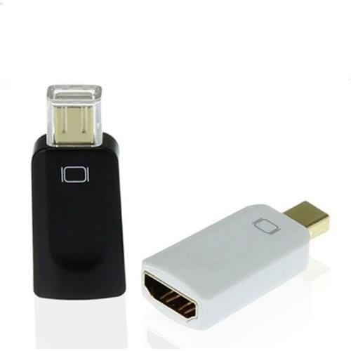 Mini DisplayPort Dto HDMI-compatible 4K Adapter (Thunderbolt Compatible) for MacBook Pro Air, Mac Mini Microsoft Surface Pro 3/4