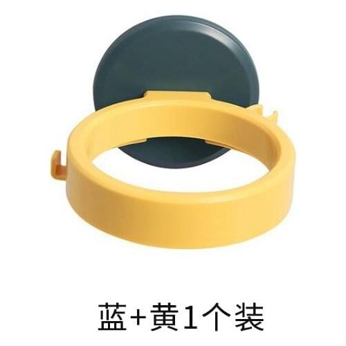 Plastic Hair Dryer Holder with Sucker Removable Wall Mounted Hair Dryer Rack Bathroom Air Blower Shelf