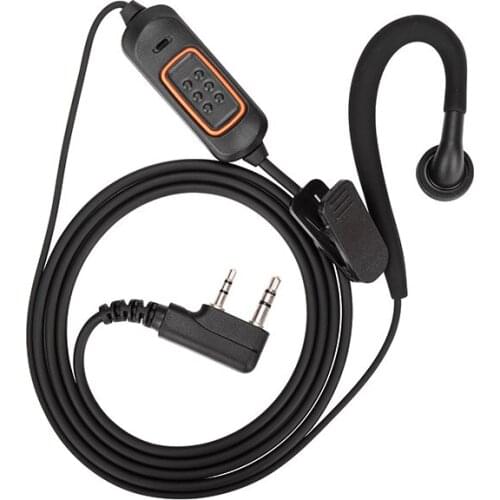 New soft hanging walkie talkie headset 360 degree rotation Walkie talkie Earphone Comfortable earhook