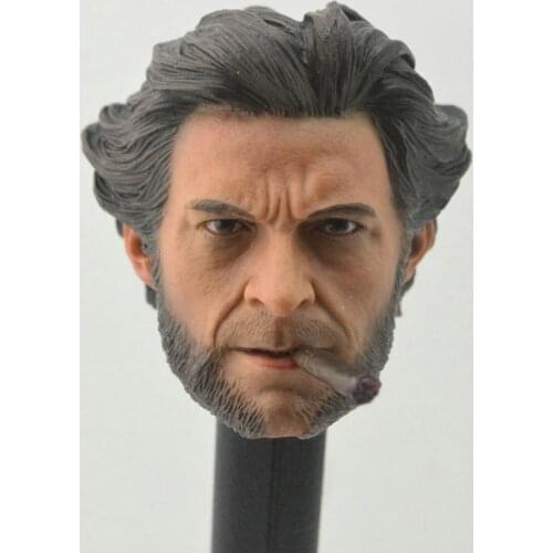 Wholesale Dropshipping ELEVEN 1/6 Wolverine Head Sculpt LOGAN for Hot Toys Phicen Muscular