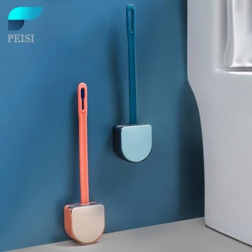 PEISI Bathroom Water Leak Proof Soft BristlesCleaning With Quick Drying Bracket Bathroom Gap Cleaning Household Accessories Set