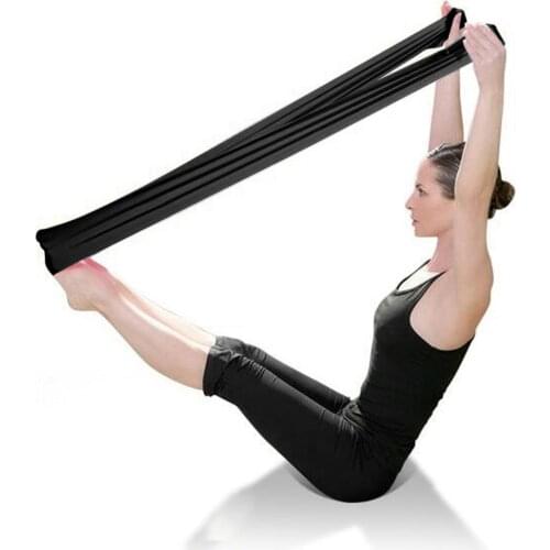 Pilates Yoga Workout Aerobics Stretch Band Tensile Band Elastic Band Fitness Equipment Yoga Band Tube Resistance Bands