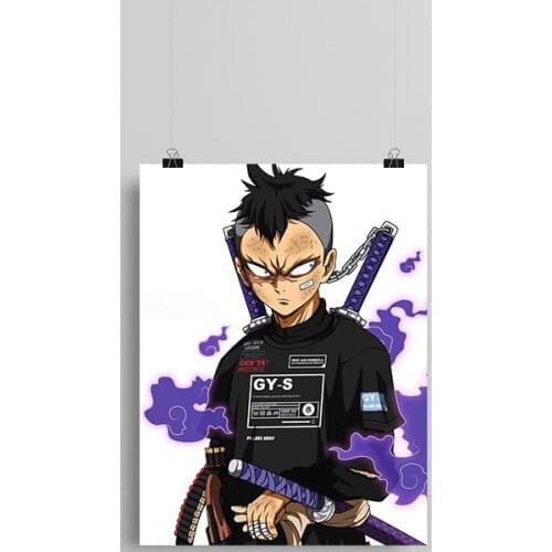 Genya Shinazugawa Kimetsu no Yaiba anime Canvas poster Painting wall Art decor Living room Bedroom Study Home Decoration Prints